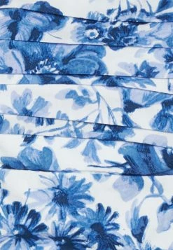 Abercrombie & Fitch STRAIGHT NECK PUFF - Print T-shirt - Blue -Abercrombie & Fitch Shop 916b2e6186784ce8b7807833fedfb3ce