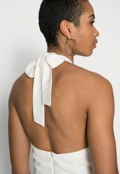 Abercrombie & Fitch PARTY BARE KNOT FRONT SLIP MINI - Shift Dress - White -Abercrombie & Fitch Shop 919a02f254a440fb82d6f372c4253fba