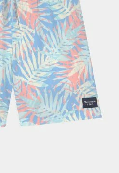 Abercrombie & Fitch PALM CONVERSATIONAL - Swimming Shorts - Blue -Abercrombie & Fitch Shop 9336e0830daf4c35b80c488079dc81c6