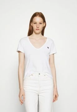 Abercrombie & Fitch 5 PACK - Basic T-shirt - White/tan/rose/blue/black -Abercrombie & Fitch Shop 93d60c181e89420f8cd24fc3ed4062d0