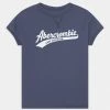 Abercrombie & Fitch SPORTS CLUB TEE - Print T-shirt - Blue