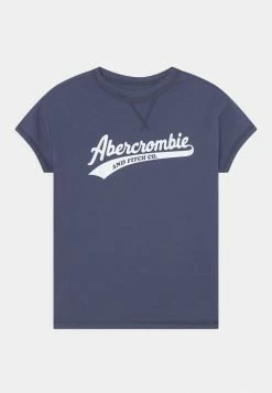 Abercrombie & Fitch SPORTS CLUB TEE - Print T-shirt - Blue