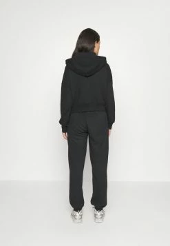 Abercrombie & Fitch LONG LIFE SUNDAY - Tracksuit Bottoms - Black -Abercrombie & Fitch Shop 94d9250753364492bb2e4746a7265522