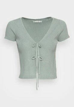 Abercrombie & Fitch DOUBLE TIE - Cardigan - Olive -Abercrombie & Fitch Shop 94e85d42932c4e169c19579035241ec7