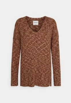 Abercrombie & Fitch LUXELOFT OVERSIZED - Jumper - Rich Brown/space Dye -Abercrombie & Fitch Shop 9785f7cc1427405cac238f6b1034275b