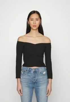 Abercrombie & Fitch CHASE SLIM PARTY - Blouse - Black