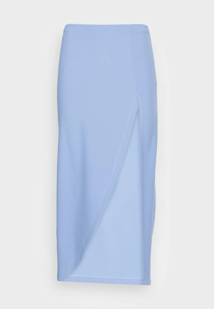 Abercrombie & Fitch TWIST FRONT MIDI - Pencil Skirt - Lavender Lustre/periwinkle Blue 4 Abercrombie & Fitch TWIST FRONT MIDI - Pencil Skirt - Lavender Lustre/periwinkle Blue - Image 4