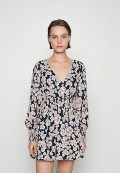 Abercrombie & Fitch MINI DRESS - Cocktail Dress / Party Dress - Navy