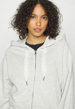 Abercrombie & Fitch SHARKBITE HOODED - Zip-up Sweatshirt - Gray Heather -Abercrombie & Fitch Shop 9d0a95bc1e134cfaba79644b74370367