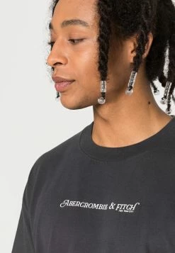Abercrombie & Fitch BACK GEL LOGO - Print T-shirt - Dark Grey -Abercrombie & Fitch Shop 9fe8bd8002774a00995b7db1b25dee65
