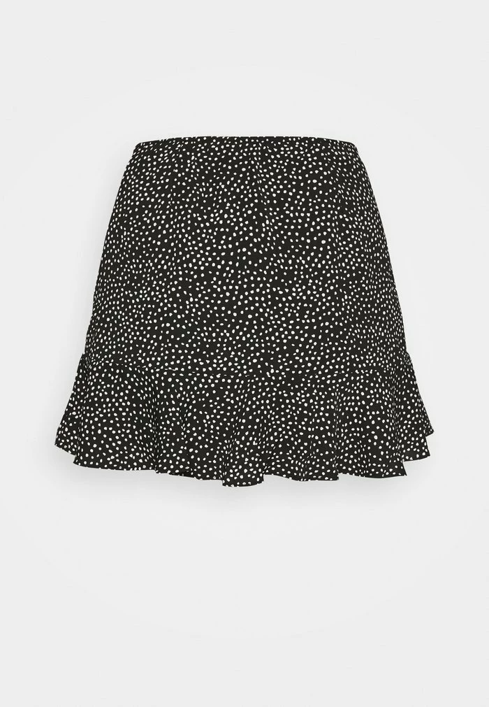 Abercrombie & Fitch WEBEX RUFFLE SKORT - Mini Skirt - Black 2 Abercrombie & Fitch WEBEX RUFFLE SKORT - Mini Skirt - Black - Image 2