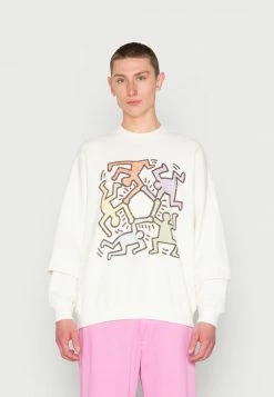 Abercrombie & Fitch WK OS LICENSED CREW UNISEX - Sweatshirt - White