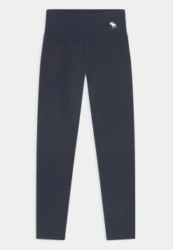 Abercrombie & Fitch BASIC - Leggings - Trousers - Navy