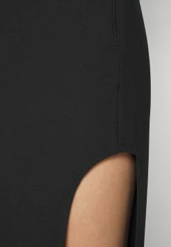 Abercrombie & Fitch CLEAN SIDE SLIT MIDI - A-line Skirt - Black -Abercrombie & Fitch Shop a40ec40c33514ac18ad696da8ab02b96