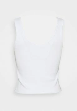 Abercrombie & Fitch BARE HENLEY TANK - Top - White -Abercrombie & Fitch Shop a4a15c31bdcb4a1f8c2a7c87031bd821