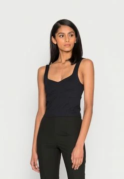 Abercrombie & Fitch BARE NOTCH TANK - Top - Black