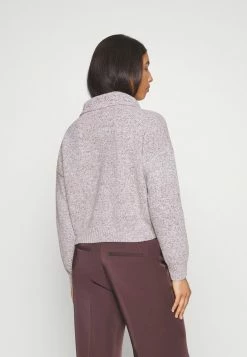 Abercrombie & Fitch VINTAGE WEDGE FIT NOTCH NECK - Jumper - Grey -Abercrombie & Fitch Shop a60ce5b1599b4d23bfcfd5eceae4e220