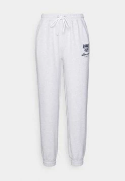 Abercrombie & Fitch TREND LOGO SUNDAY JOGGER - Tracksuit Bottoms - Grey