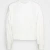 Abercrombie & Fitch CREW - Fleece Jumper - Snow White
