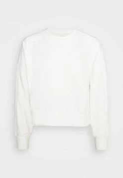 Abercrombie & Fitch CREW - Fleece Jumper - Snow White