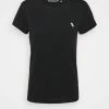 Abercrombie & Fitch ICON CREW TEE - Basic T-shirt - Black