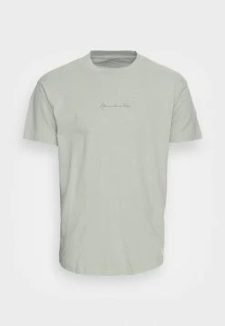 Abercrombie & Fitch CURVED SOLID UNISEX - Basic T-shirt - Green -Abercrombie & Fitch Shop aa617e90101849aaa89068dfc334af7d