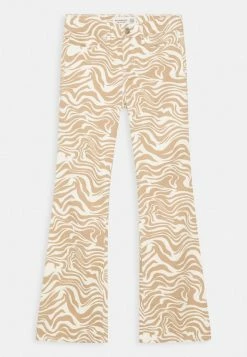 Abercrombie & Fitch WAVE PRINT FLARE - Bootcut Jeans - Wave Print