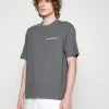 Abercrombie & Fitch TREND LOGO - Print T-shirt - Grey