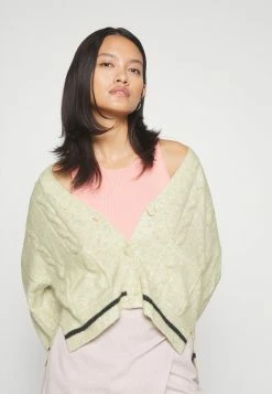 Abercrombie & Fitch FLUFFY TIPPED CARDI - Cardigan - Jet Stream -Abercrombie & Fitch Shop acf64028b6514d30958bb189f314a122