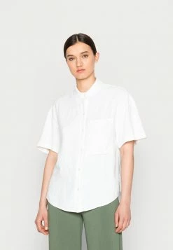 Abercrombie & Fitch OVERSIZED RESORT - Blouse - Brilliant White