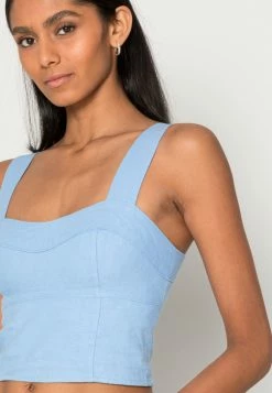 Abercrombie & Fitch BARE CORSET SET TOP - Blouse - Della Robbia Blue 9 Abercrombie & Fitch BARE CORSET SET TOP - Blouse - Della Robbia Blue -Abercrombie & Fitch Shop ae4f4bd748a0457fbdd48ee0623139d1