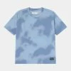 Abercrombie & Fitch OVERSIZED PATTERN TEE - Print T-shirt - Blue
