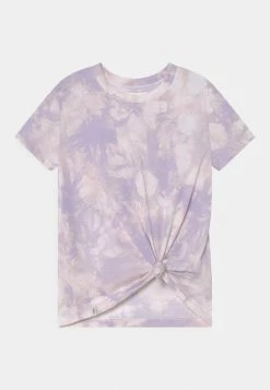 Abercrombie & Fitch KNOT-FRONT EASY TEE - Print T-shirt - Multi-coloured