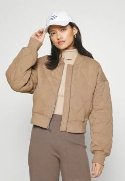 Abercrombie & Fitch QUILTED ONION - Bomber Jacket - Light Brown -Abercrombie & Fitch Shop b6185faf26a74ebea6a7d0f541224362