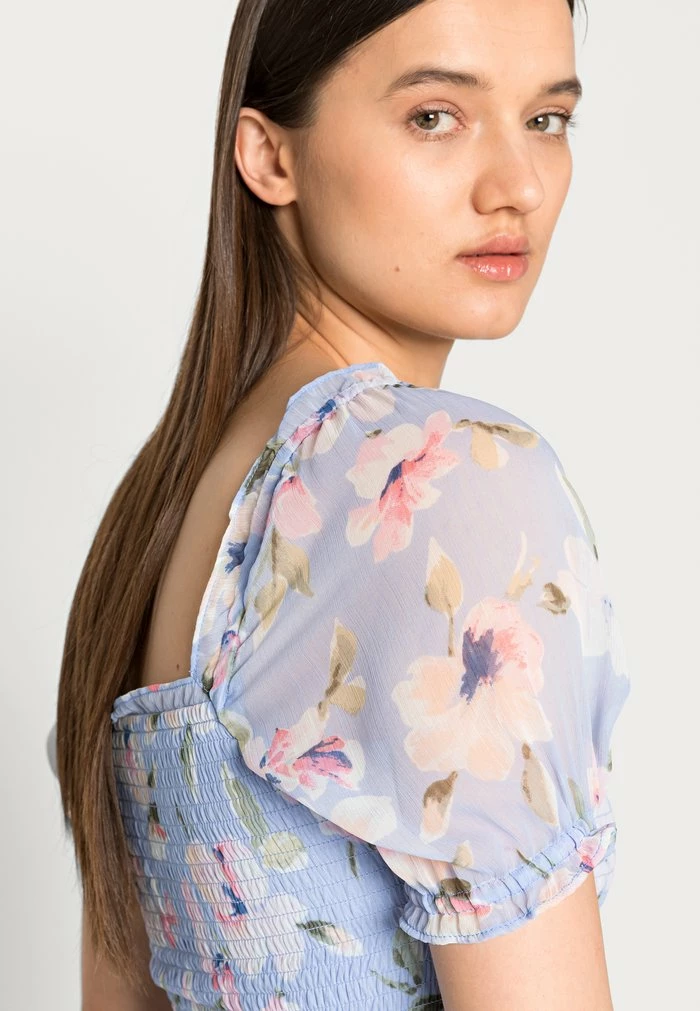 Abercrombie & Fitch BARE DRESS - Shift Dress - Blue Floral 5 Abercrombie & Fitch BARE DRESS - Shift Dress - Blue Floral - Image 5