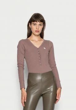 Abercrombie & Fitch Long Sleeved Top - Brown