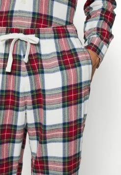 Abercrombie & Fitch CLASSIC SLEEP - Pyjamas - Cream Tartan -Abercrombie & Fitch Shop b8854ae82a094361abefb4b4a4843d44