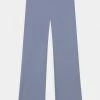 Abercrombie & Fitch SPLIT FLARE - Trousers - Blue