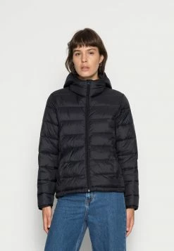 Abercrombie & Fitch PACKABLE PUFFER - Light Jacket - Black