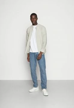 Abercrombie & Fitch 3 PACK - Basic T-shirt - Blue/white/grey