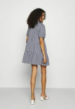 Abercrombie & Fitch SHIRTDRESS - Shirt Dress - Blue -Abercrombie & Fitch Shop bc3ee2101474429a9c8f1c337564a99b