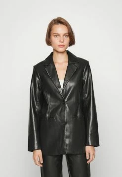 Abercrombie & Fitch Faux Leather Jacket - Black