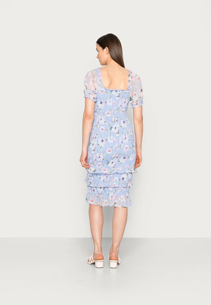 Abercrombie & Fitch BARE DRESS - Shift Dress - Blue Floral 3 Abercrombie & Fitch BARE DRESS - Shift Dress - Blue Floral - Image 3