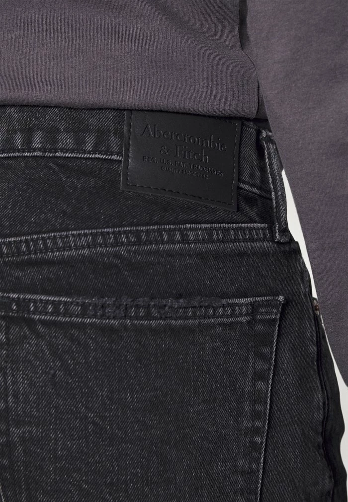 Abercrombie & Fitch STRAIGHT - Straight Leg Jeans - Washed Black 5 Abercrombie & Fitch STRAIGHT - Straight Leg Jeans - Washed Black - Image 5