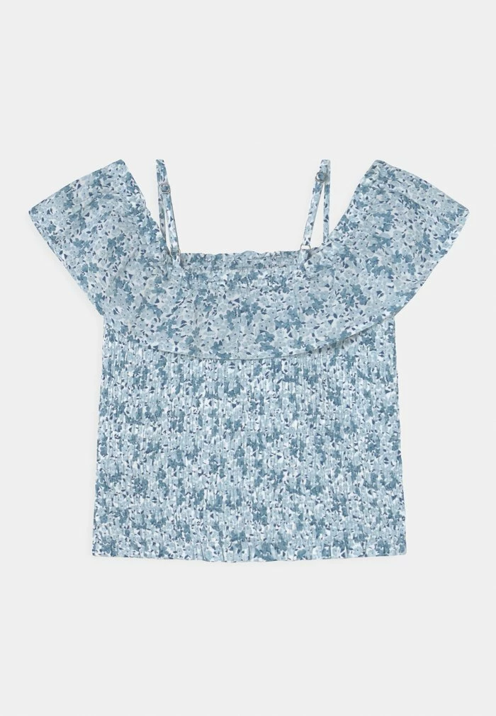 Abercrombie & Fitch SMOCKED - Blouse - Blue 2 Abercrombie & Fitch SMOCKED - Blouse - Blue - Image 2