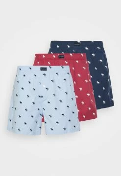 Abercrombie & Fitch 3 PACK - Boxer Shorts - Red Icon/light Blue Icon/navy Icon