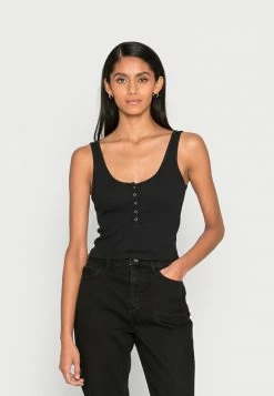 Abercrombie & Fitch BARE SCOOP HENLEY TANK 2 PACK - Top - White/black -Abercrombie & Fitch Shop c1b1987a9390432d8ff87cdc51a3cefb