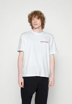 Abercrombie & Fitch TREND LOGO - Print T-shirt - White