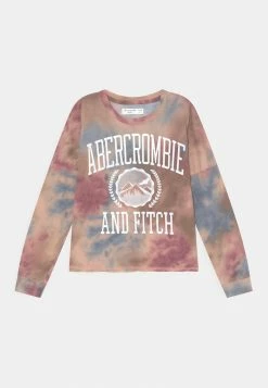 Abercrombie & Fitch PATTERN - Long Sleeved Top - Red/pink