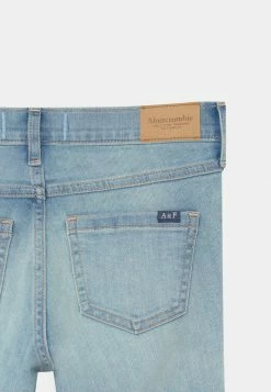 Abercrombie & Fitch SPLIT FRONT FLARE - Flared Jeans - Blue Denim -Abercrombie & Fitch Shop c2e9e4d809374b37af7450e4d6201bf4
